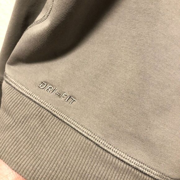 nike jacket xl gray womens fitted hooded extra large full zip solid casual tt - Picture 10 of 13